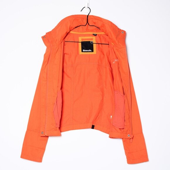 Bench Jacket Women's Small Spring Coat Softshell Light Hiking Windbreaker Collar - Picture 2 of 7